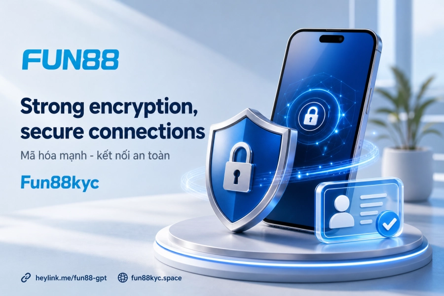 mã hóa SSL IOVATION Fun88 bảo vệ dữ liệu truyền tải tài khoản