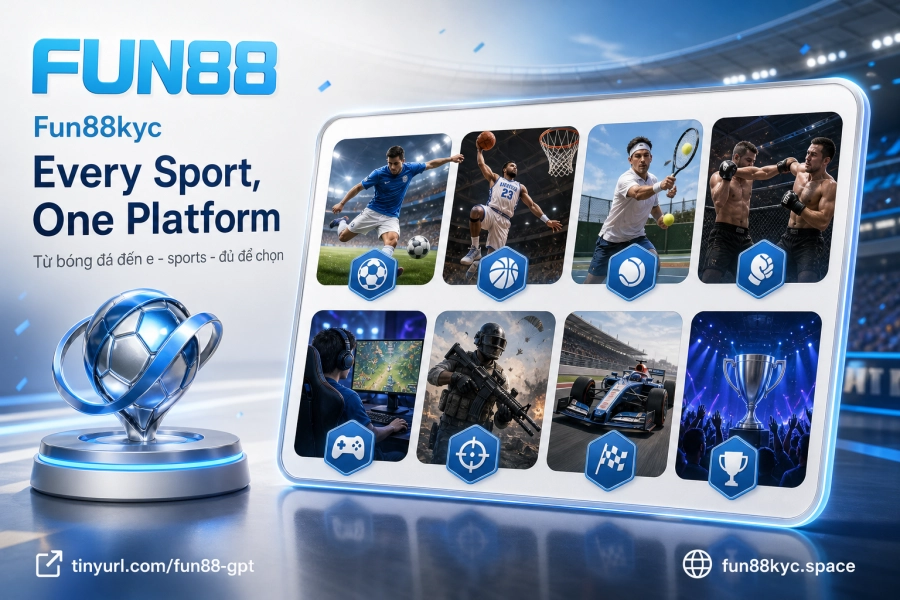các bộ môn thể thao Fun88 bóng đá bóng rổ MMA F1