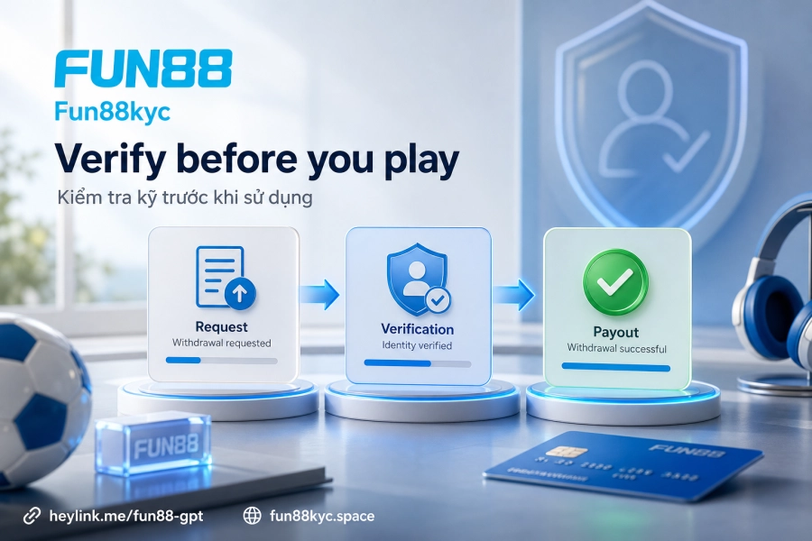 KYC xác minh danh tính Fun88 chính sách một tài khoản mỗi người